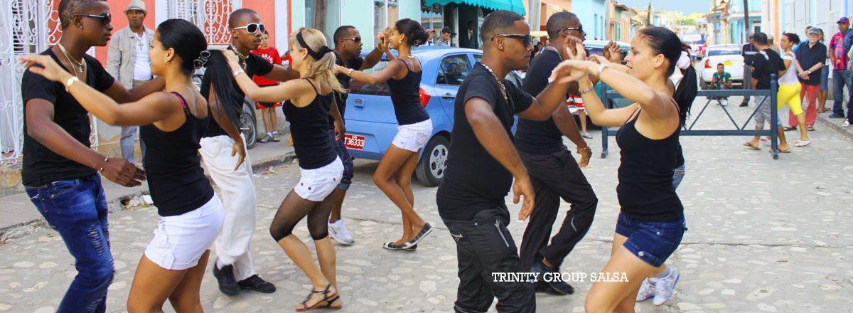 street dancing in trinidad Cuba